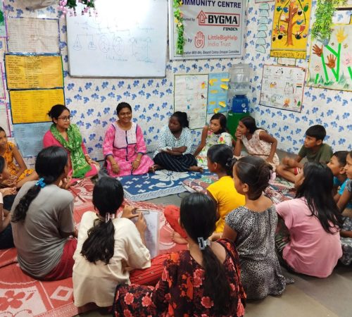 Adolescent Girls Meeting-Basanti Colony (1)