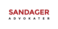 Sandager Advokater logo farver